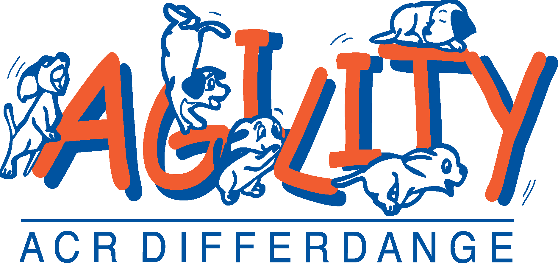 Amateurs Du Chien De Race Agility Logo Vector Logo